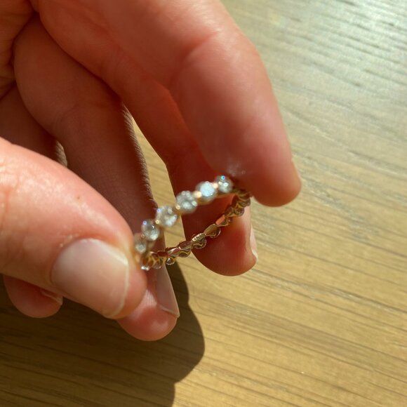 Brilliant Earth Riviera 2 cwt Lab Diamond Ring in 14k Rose Gold size 6.5 💍 - Picture 7 of 9